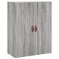 vidaXL Aparador alto madera contrachapada gris sonoma 69,5x34x180 cm vidaXL Aparador alto madera contrachapada gris sonoma 69,5x34x180 cm