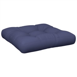 vidaXL Cojín para sofá de palets tela azul marino 60x61,5x10 cm