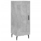 vidaXL Aparador de madera contrachapada gris hormigón 34,5x34x180 cm vidaXL Aparador de madera contrachapada gris hormigón 34,5x34x180 cm