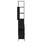 vidaXL Juego de muebles de baño 4 pzas madera contrachapada negro vidaXL Juego de muebles de baño 4 pzas madera contrachapada negro