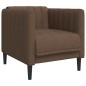 vidaXL Sillón de tela marrón vidaXL Sillón de tela marrón