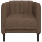 vidaXL Sillón de tela marrón vidaXL Sillón de tela marrón
