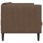 vidaXL Sillón de tela marrón vidaXL Sillón de tela marrón
