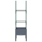 vidaXL Jardinera con enrejado PP gris 40x40x142,5 cm vidaXL Jardinera con enrejado PP gris 40x40x142,5 cm