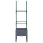vidaXL Jardinera con enrejado PP gris 40x40x142,5 cm vidaXL Jardinera con enrejado PP gris 40x40x142,5 cm