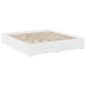 vidaXL Estructura cama con cajones madera ingeniería blanca 200x200 cm vidaXL Estructura cama con cajones madera ingeniería blanca 200x200 cm