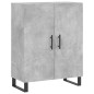 vidaXL Aparador alto madera contrachapada gris hormigón 69,5x34x180 cm vidaXL Aparador alto madera contrachapada gris hormigón 69,5x34x180 cm