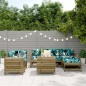 vidaXL Juego de sofás de jardín 7 pzas madera de pino impregnada vidaXL Juego de sofás de jardín 7 pzas madera de pino impregnada