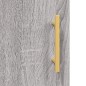 vidaXL Aparador alto madera contrachapada gris Sonoma 34,5x34x180 cm vidaXL Aparador alto madera contrachapada gris Sonoma 34,5x34x180 cm