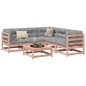 vidaXL Set de sofás jardín 6 pzas con cojines madera abeto Douglas vidaXL Set de sofás jardín 6 pzas con cojines madera abeto Douglas