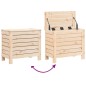 vidaXL Juego de sofás de jardín 10 pzas madera maciza de pino vidaXL Juego de sofás de jardín 10 pzas madera maciza de pino