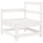 vidaXL Juego de sofás de jardín 10 pzas madera maciza de pino blanco vidaXL Juego de sofás de jardín 10 pzas madera maciza de pino blanco
