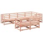 vidaXL Juego de sofás de jardín 7 pzas madera maciza de abeto Douglas vidaXL Juego de sofás de jardín 7 pzas madera maciza de abeto Douglas