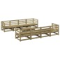 vidaXL Juego de sofás de jardín 9 pzas madera de pino impregnada vidaXL Juego de sofás de jardín 9 pzas madera de pino impregnada