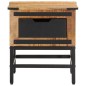 vidaXL Mesita de noche madera maciza de mango 40x40x45 cm vidaXL Mesita de noche madera maciza de mango 40x40x45 cm