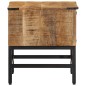 vidaXL Mesita de noche madera maciza de mango 40x40x45 cm vidaXL Mesita de noche madera maciza de mango 40x40x45 cm