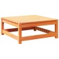 vidaXL Set de sofás jardín 7 pzas con cojines madera pino marrón cera