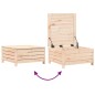 vidaXL Juego de sofás de jardín 6 piezas madera maciza de pino