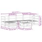 vidaXL Juego de sofás de jardín 7 pzas madera de pino impregnada vidaXL Juego de sofás de jardín 7 pzas madera de pino impregnada