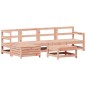 vidaXL Juego de sofás de jardín 6 pzas madera maciza de abeto Douglas vidaXL Juego de sofás de jardín 6 pzas madera maciza de abeto Douglas