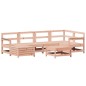 vidaXL Juego de sofás de jardín 7 pzas madera maciza de abeto Douglas vidaXL Juego de sofás de jardín 7 pzas madera maciza de abeto Douglas
