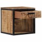 vidaXL Mesita de noche madera maciza de mango 40x35x40 cm vidaXL Mesita de noche madera maciza de mango 40x35x40 cm