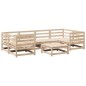 vidaXL Juego de sofás de jardín 7 piezas madera maciza de pino vidaXL Juego de sofás de jardín 7 piezas madera maciza de pino
