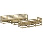 vidaXL Juego de sofás de jardín 8 pzas madera de pino impregnada vidaXL Juego de sofás de jardín 8 pzas madera de pino impregnada
