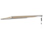 vidaXL Toldo retráctil aluminio y tela amarillo y blanco 4,5x3 m vidaXL Toldo retráctil aluminio y tela amarillo y blanco 4,5x3 m