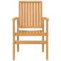 vidaXL Juego de comedor para jardín 5 piezas madera maciza de teca vidaXL Juego de comedor para jardín 5 piezas madera maciza de teca