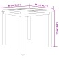 vidaXL Juego de comedor para jardín 5 piezas madera maciza de teca vidaXL Juego de comedor para jardín 5 piezas madera maciza de teca