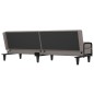 vidaXL Sofá cama con reposabrazos tela gris taupe vidaXL Sofá cama con reposabrazos tela gris taupe