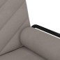 vidaXL Sofá cama con reposabrazos tela gris taupe vidaXL Sofá cama con reposabrazos tela gris taupe