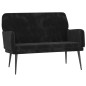 vidaXL Banco de terciopelo negro 108x79x79 cm vidaXL Banco de terciopelo negro 108x79x79 cm
