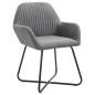 vidaXL Sillas de comedor 4 unidades tela gris oscuro vidaXL Sillas de comedor 4 unidades tela gris oscuro