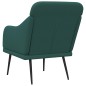 vidaXL Sillón de tela verde oscuro 63x76x80 cm vidaXL Sillón de tela verde oscuro 63x76x80 cm