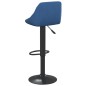 vidaXL Taburetes de cocina 2 unidades terciopelo azul vidaXL Taburetes de cocina 2 unidades terciopelo azul