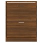 vidaXL Mueble zapatero madera contrachapada marrón roble 63x24x81 cm vidaXL Mueble zapatero madera contrachapada marrón roble 63x24x81 cm