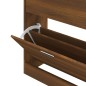 vidaXL Mueble zapatero madera contrachapada marrón roble 63x24x81 cm vidaXL Mueble zapatero madera contrachapada marrón roble 63x24x81 cm