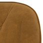 vidaXL Sillas de comedor 2 unidades terciopelo marrón vidaXL Sillas de comedor 2 unidades terciopelo marrón
