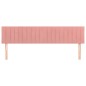 vidaXL Cabeceros 2 unidades de terciopelo rosa 80x5x78/88 cm vidaXL Cabeceros 2 unidades de terciopelo rosa 80x5x78/88 cm