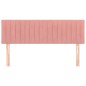vidaXL Cabeceros 2 unidades terciopelo rosa 72x5x78/88 cm vidaXL Cabeceros 2 unidades terciopelo rosa 72x5x78/88 cm
