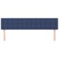 vidaXL Cabeceros 2 unidades de tela azul 80x5x78/88 cm vidaXL Cabeceros 2 unidades de tela azul 80x5x78/88 cm