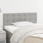 vidaXL Cabecero de tela gris claro 90x5x78/88 cm vidaXL Cabecero de tela gris claro 90x5x78/88 cm