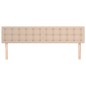 vidaXL Cabeceros 2 unidades cuero sintético capuchino 80x5x78/88 cm vidaXL Cabeceros 2 unidades cuero sintético capuchino 80x5x78/88 cm