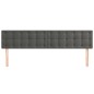vidaXL Cabeceros 2 unidades de terciopelo gris oscuro 90x5x78/88 cm vidaXL Cabeceros 2 unidades de terciopelo gris oscuro 90x5x78/88 cm