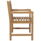 vidaXL Sillas de jardín 2 uds madera maciza de teca con cojines beige vidaXL Sillas de jardín 2 uds madera maciza de teca con cojines beige