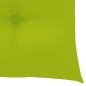 vidaXL Silla mecedora de madera maciza teca con cojín verde brillante vidaXL Silla mecedora de madera maciza teca con cojín verde brillante