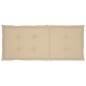 vidaXL Silla mecedora con cojines madera maciza de acacia