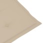 vidaXL Silla mecedora con cojines madera maciza de acacia gris vidaXL Silla mecedora con cojines madera maciza de acacia gris